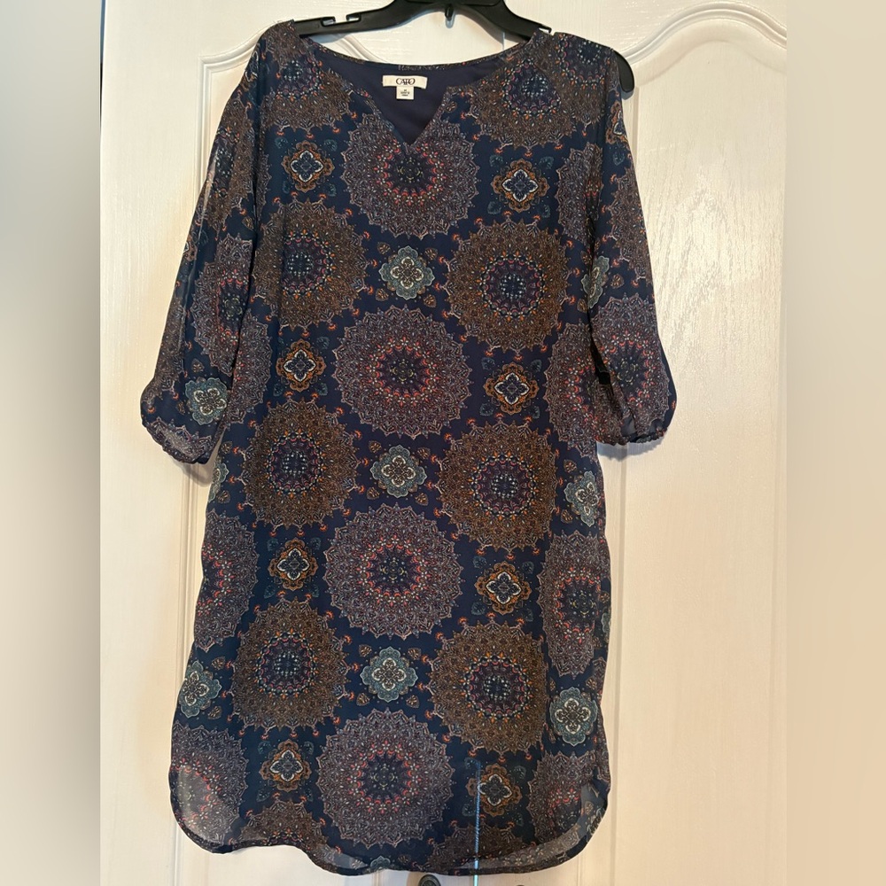 Elegant Patterned Dress
